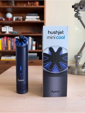 Dyson HushJet Portable Mini Cool Fan Ink/Cobalt